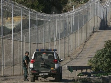 Valla fronteriza de Melilla