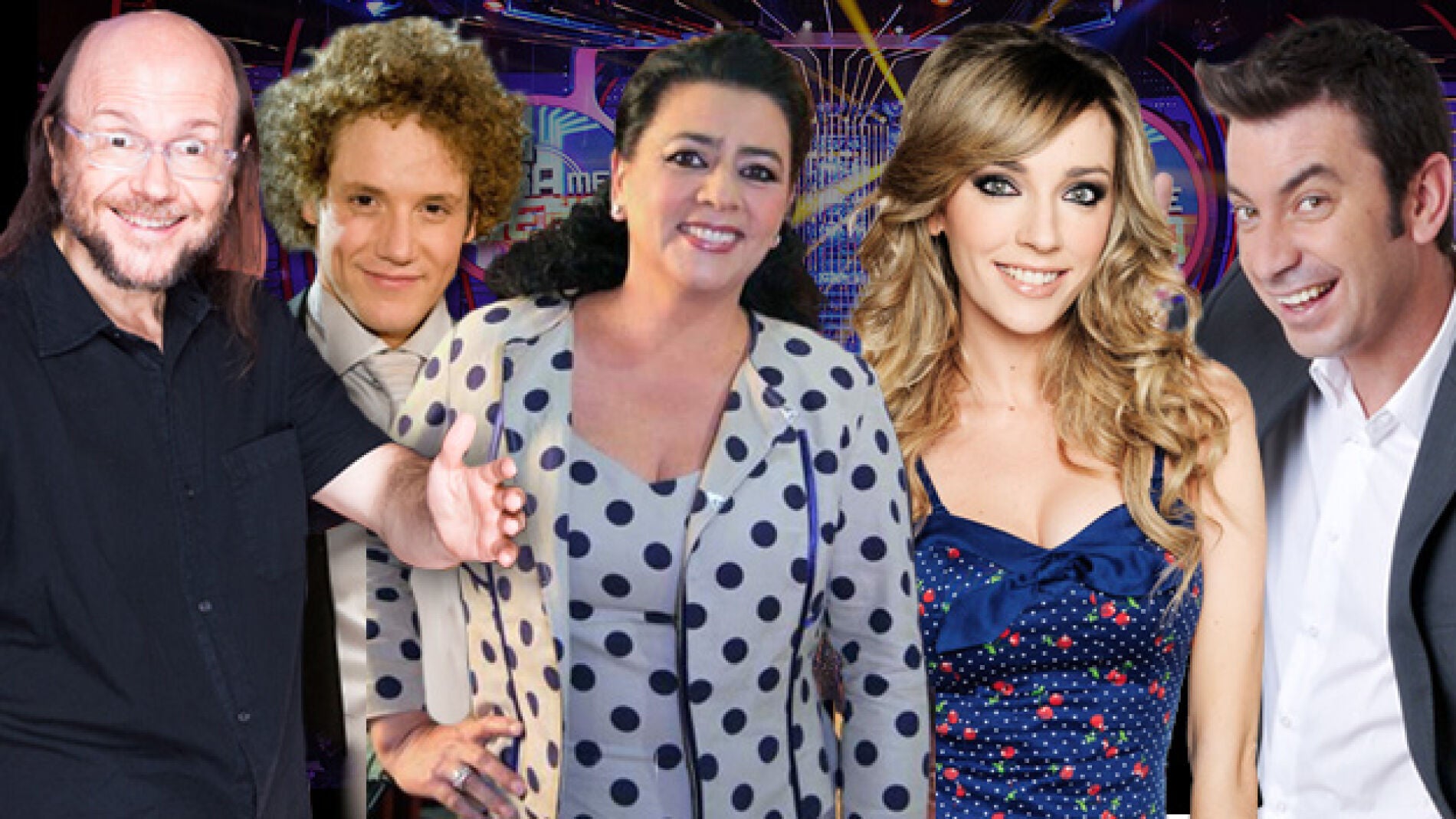 Santiago Segura, Daniel Diges, Mar&iacute;a del Monte, Anna Simon y Arturo Valls