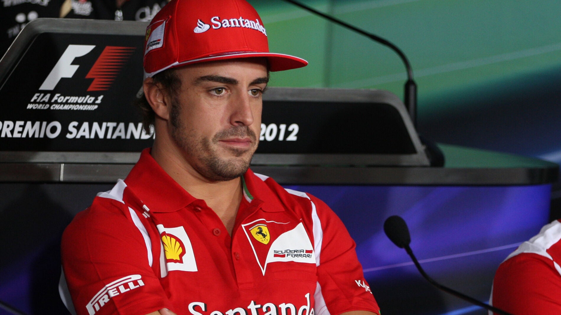 Fernando Alonso en rueda de prensa