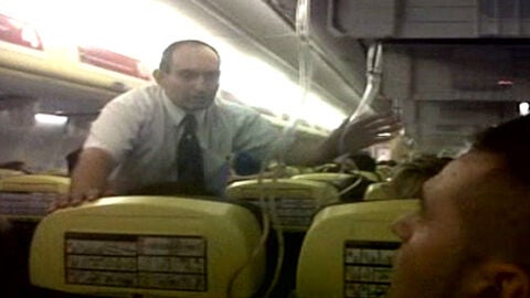 Grabaci&oacute;n de lo ocurrido en el vuelo de Ryanair