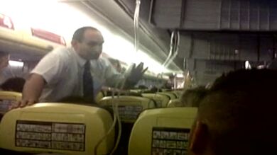 Aterrizaje de emergencia en un vuelo de Ryanair