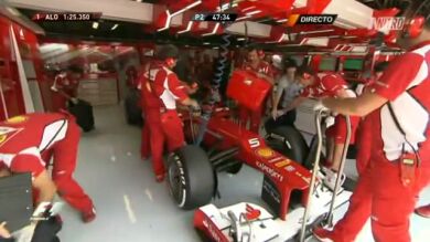 Alonso, con problemas de frenos en los Libres 2