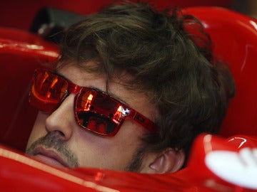 Alonso, relajado