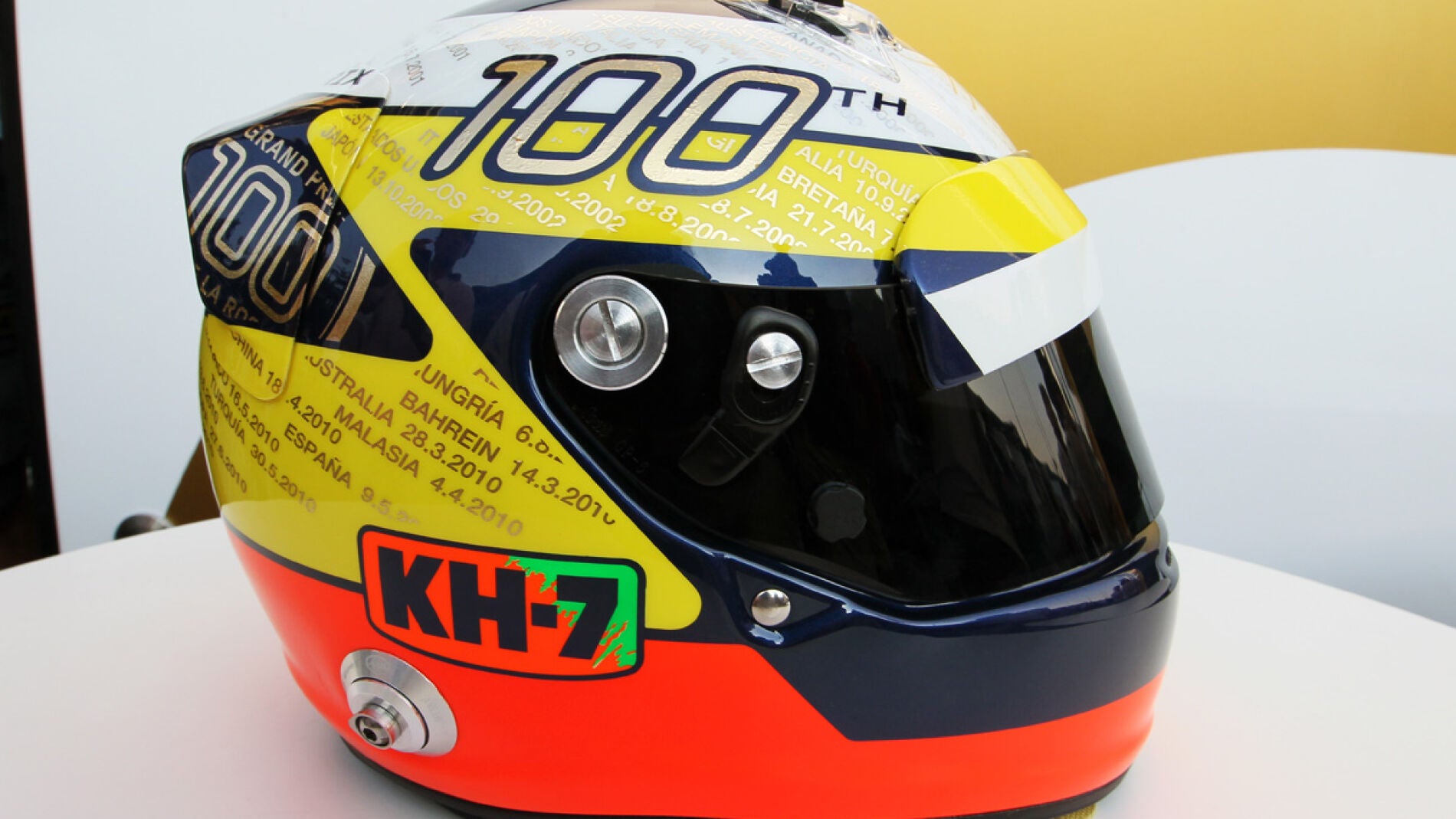 El casco de las cien carreras