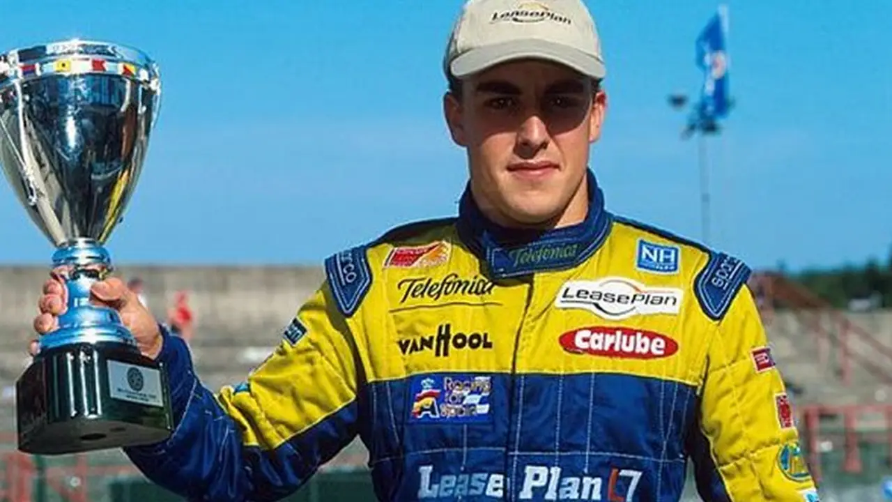 Alonso en la F3000 en el año 2000