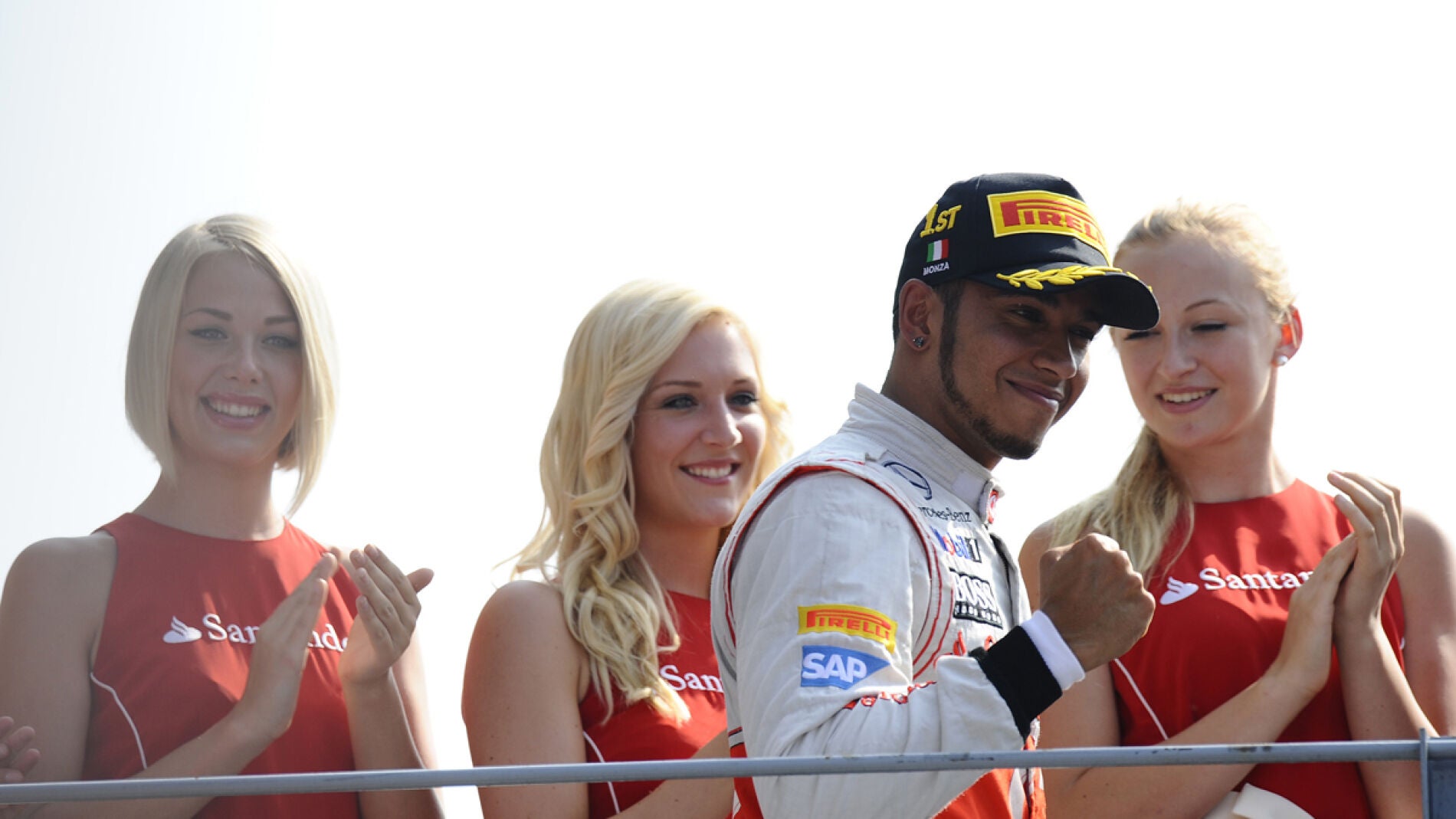 Hamilton gana en Monza