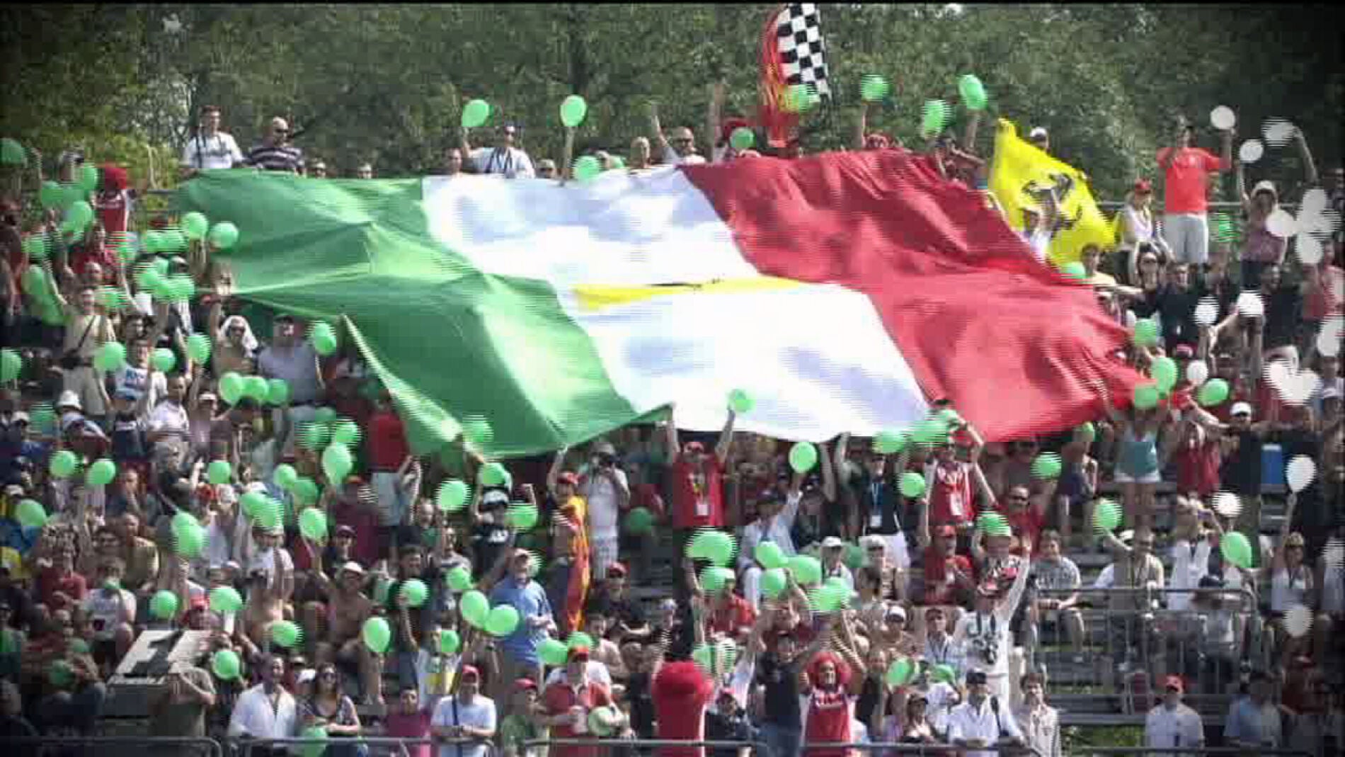 La bandera italiana en la F1