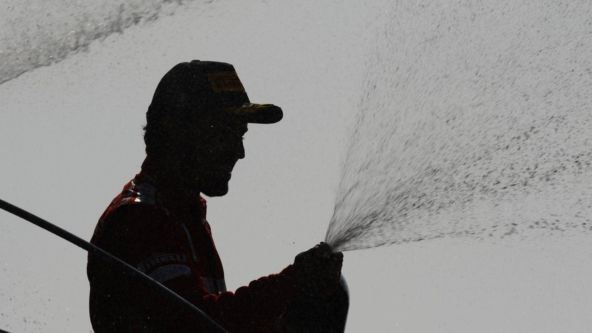 Alonso en el podio