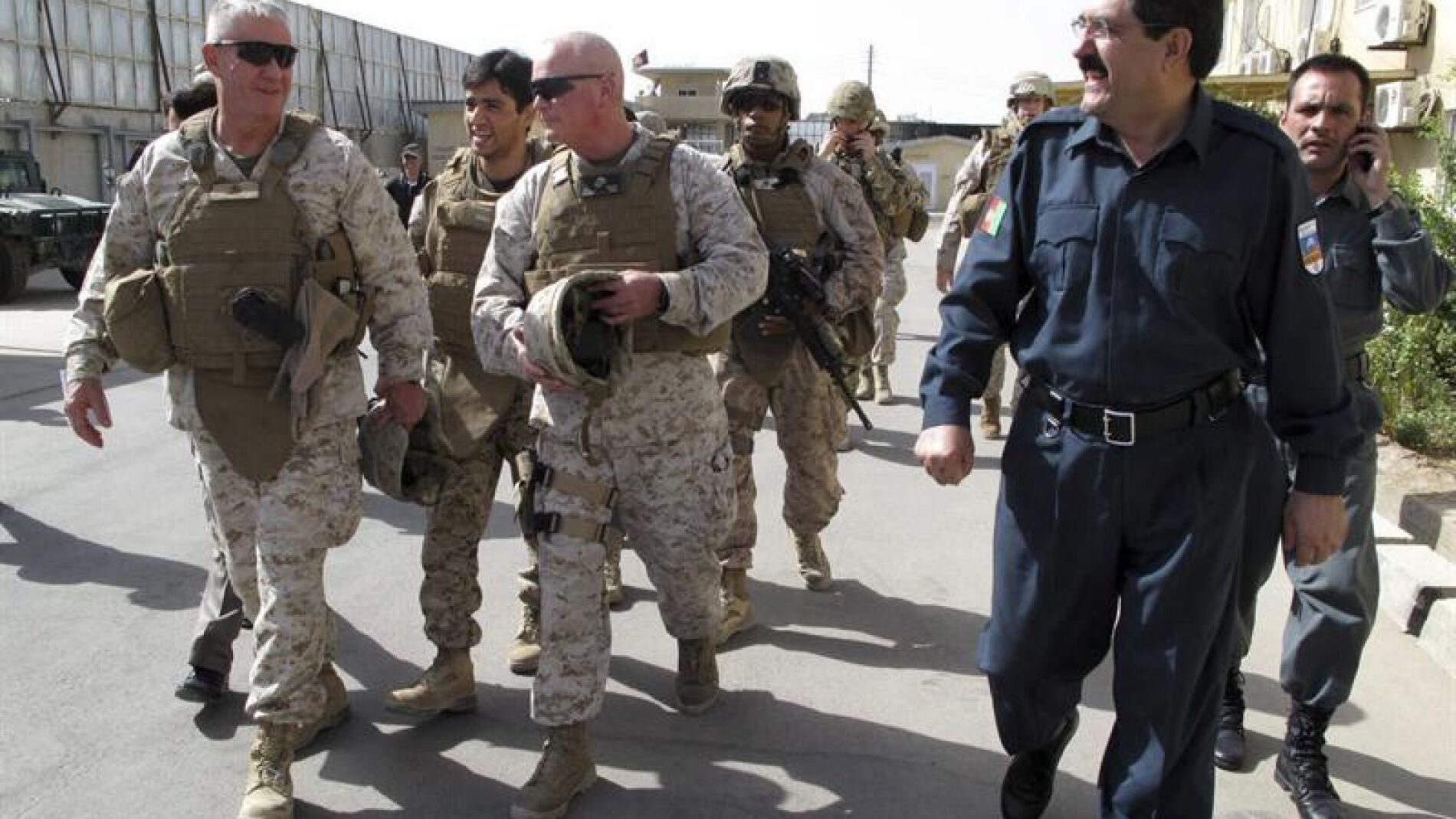 Soldados en Afganistan