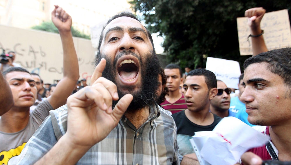 Protestas en El Cairo contra EEUU