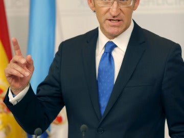 El presidente de la Xunta de Galicia, Alberto Núñez Feijoo