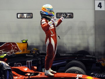 Fernando Alonso ganó en 2010 en Singapur