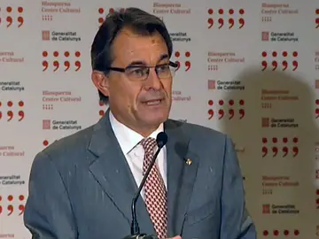 Artur Mas en rueda de prensa Artur Mas en rueda de prensa