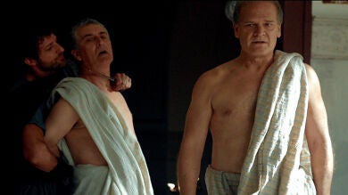 Galba descubre que su hermano Octavio es el traidor