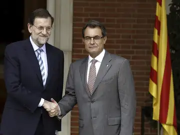 Mariano Rajoy y Artur Mas en la Moncloa Mariano Rajoy y Artur Mas en la Moncloa