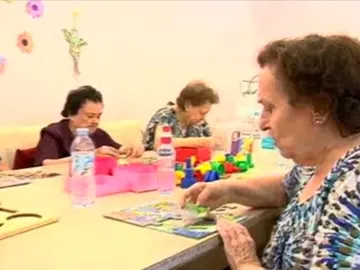 Enfermos de un centro de Alzheimer en Sevilla Enfermos de un centro de Alzheimer en Sevilla