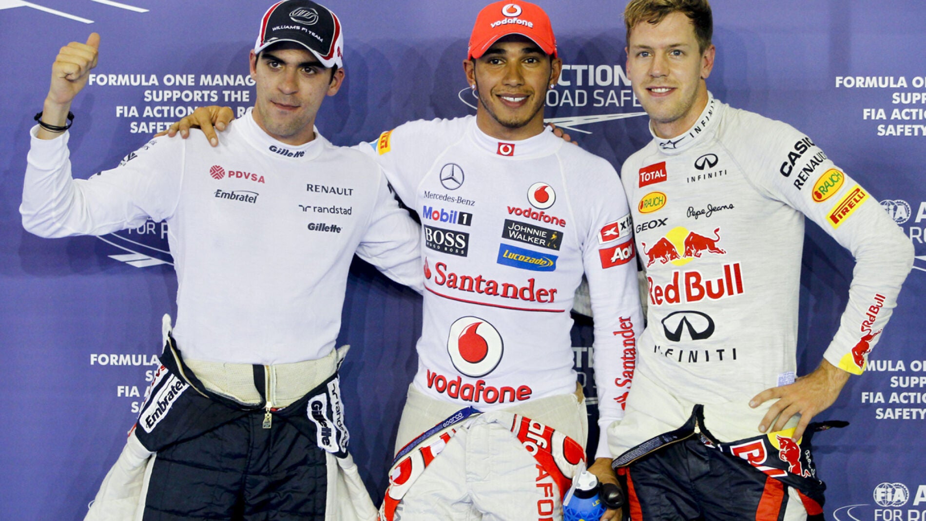 Los tres primeros de la Q3 en Singapur