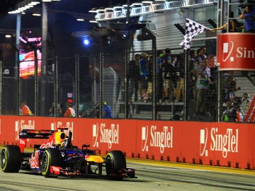 Vettel llega a meta