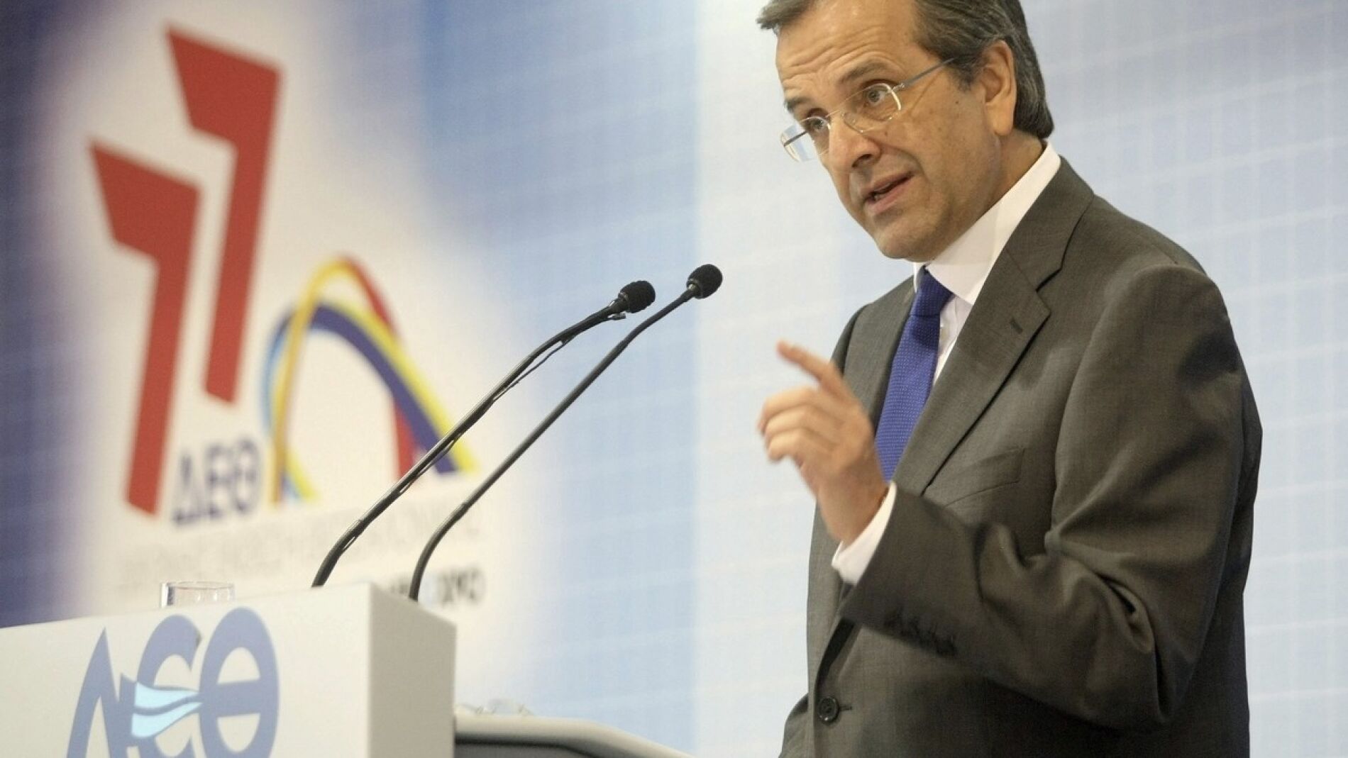 El primer ministro griego Andonis Samar&aacute;s