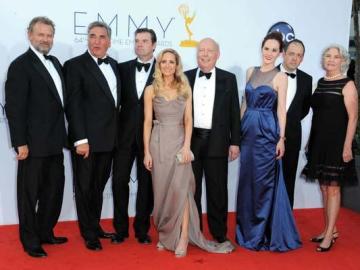 Los actores de 'Downton Abbey' en la alfombra roja de los Emmy
