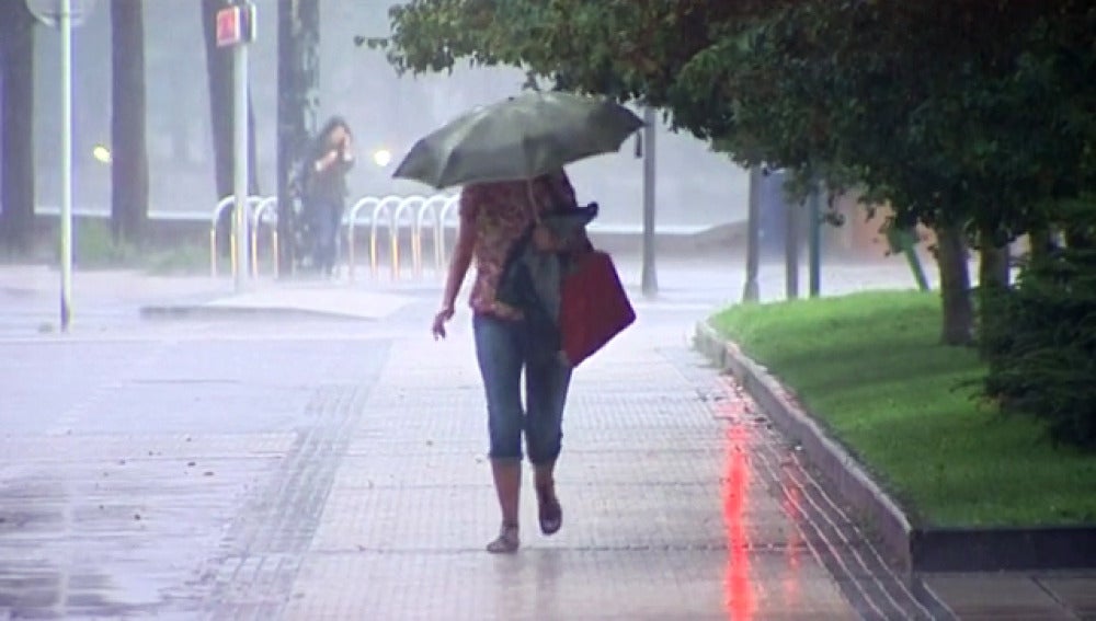 Lluvias en San Sebastián