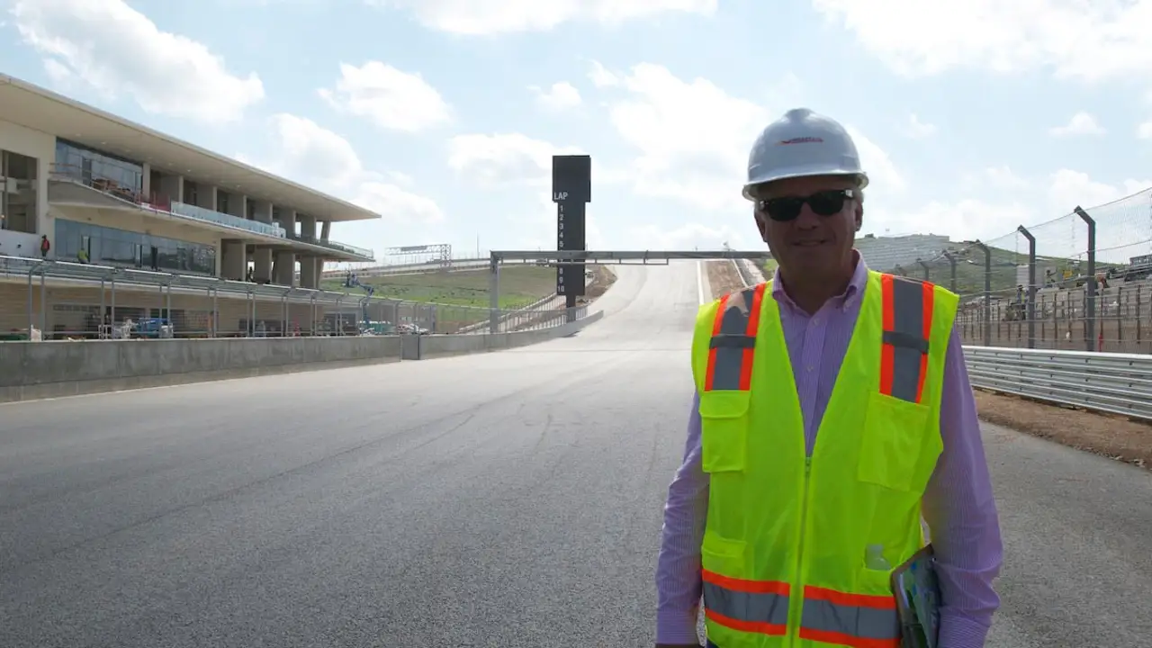 Charlie Whiting, en el Circuito de Texas