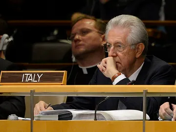 El primer ministro italiano, Mario Monti El primer ministro italiano, Mario Monti