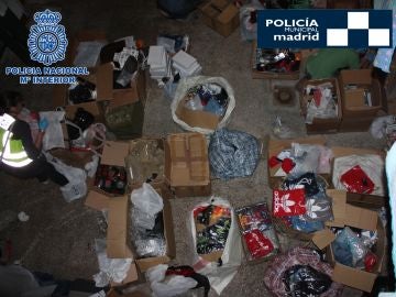 La policía interviene más de 3.500 artículos falsificados