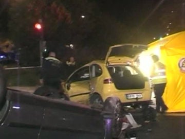 Grave accidente de tráfico en Madrid