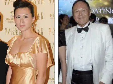 Gigi y su padre, el millonario Cecil Chao Sze-tsung Gigi y su padre, el millonario Cecil Chao Sze-tsung