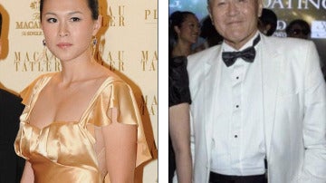 Gigi y su padre, el millonario Cecil Chao Sze-tsung