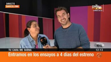 Espejo Público se cuela en los ensayos de María del Monte y Arturo Valls