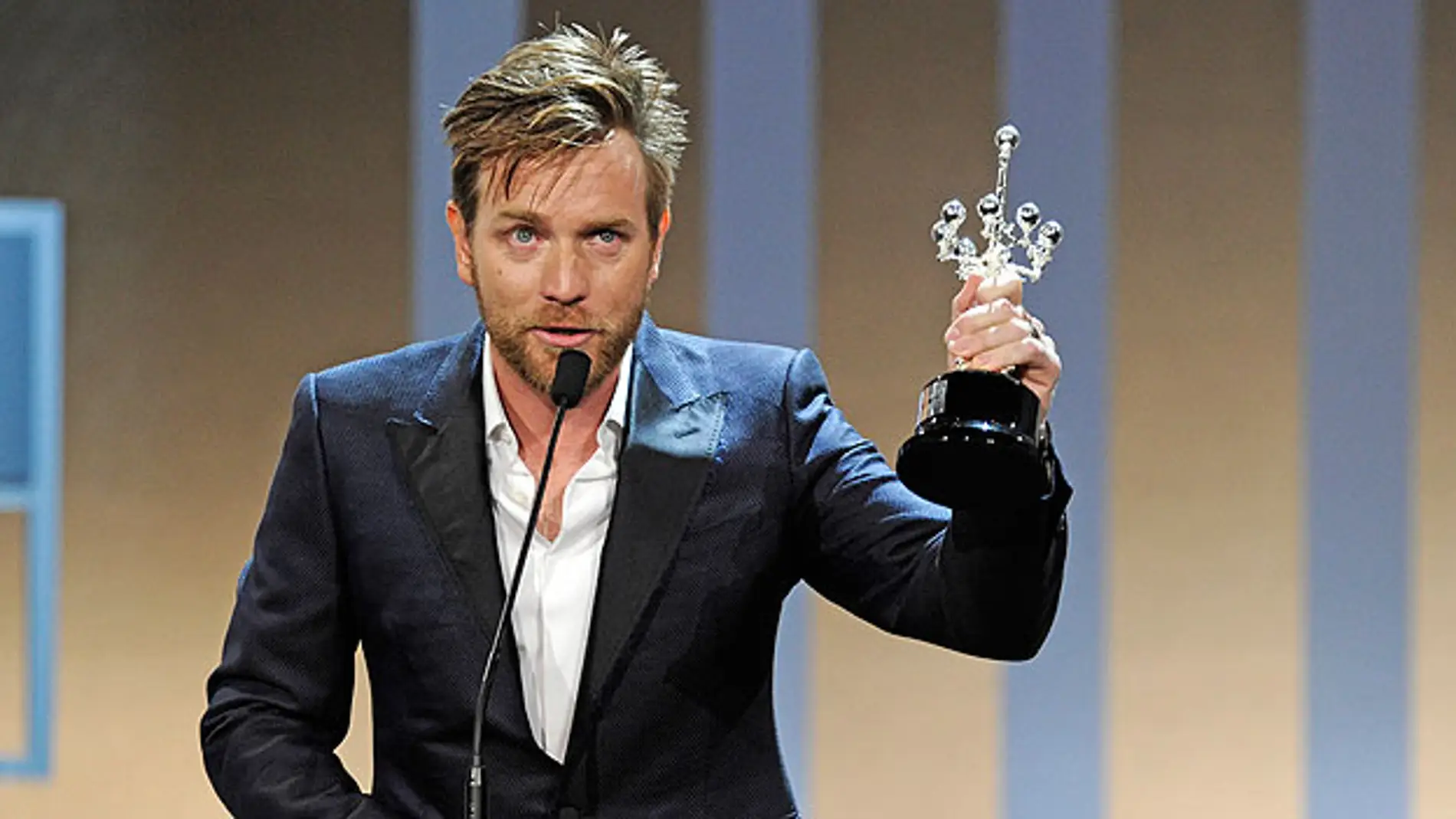 El actor agradece el Premio Donosti