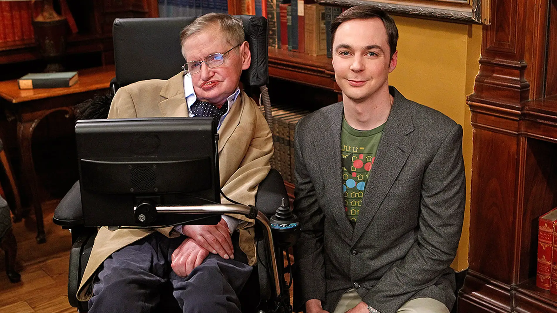 Stephen Hawking y Jim Parsons
