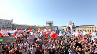 Protestas en toda Europa contra las medidas de austeridad y recortes