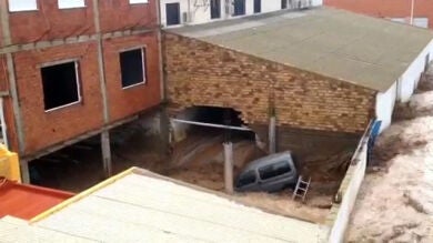 Impactantes imágenes de las inundaciones en Almería