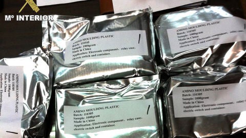 Parte del material incautado por la Guardia Civil