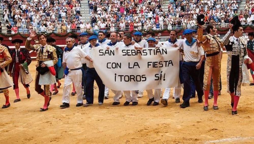 Plaza de toros de Illumbe, en San Sebastián.