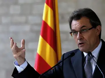 Artur Mas, en la sede de la Generalitat Artur Mas, en la sede de la Generalitat