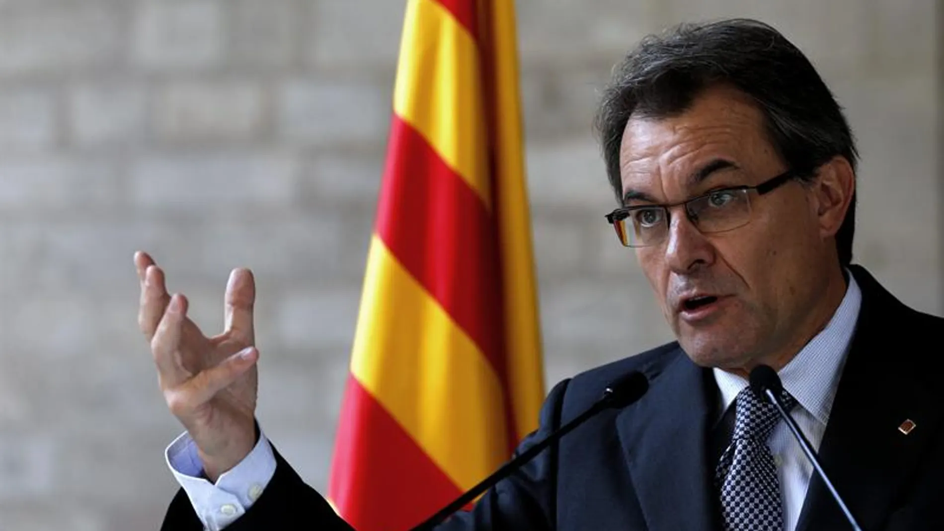 Artur Mas, en la sede de la Generalitat Artur Mas, en la sede de la Generalitat