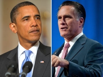 Barack Obama y Mitt Romney