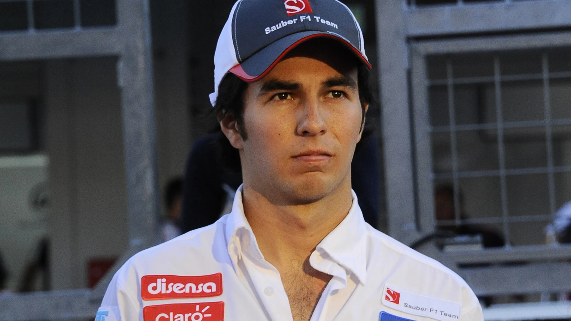 Sergio Pérez en el circuito de Suzuka