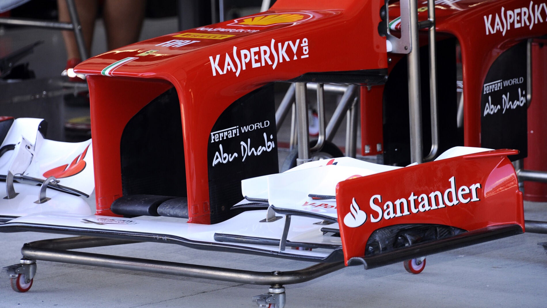 El aler&oacute;n de Ferrari