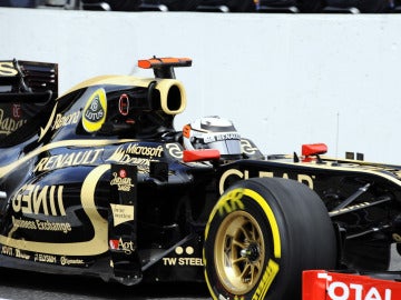 Raikkonen, a lomos de su Lotus