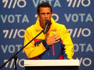 El candidato Henrique Capriles El candidato Henrique Capriles