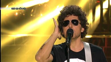 Manel Fuentes canta 'Flaca' como Calamaro