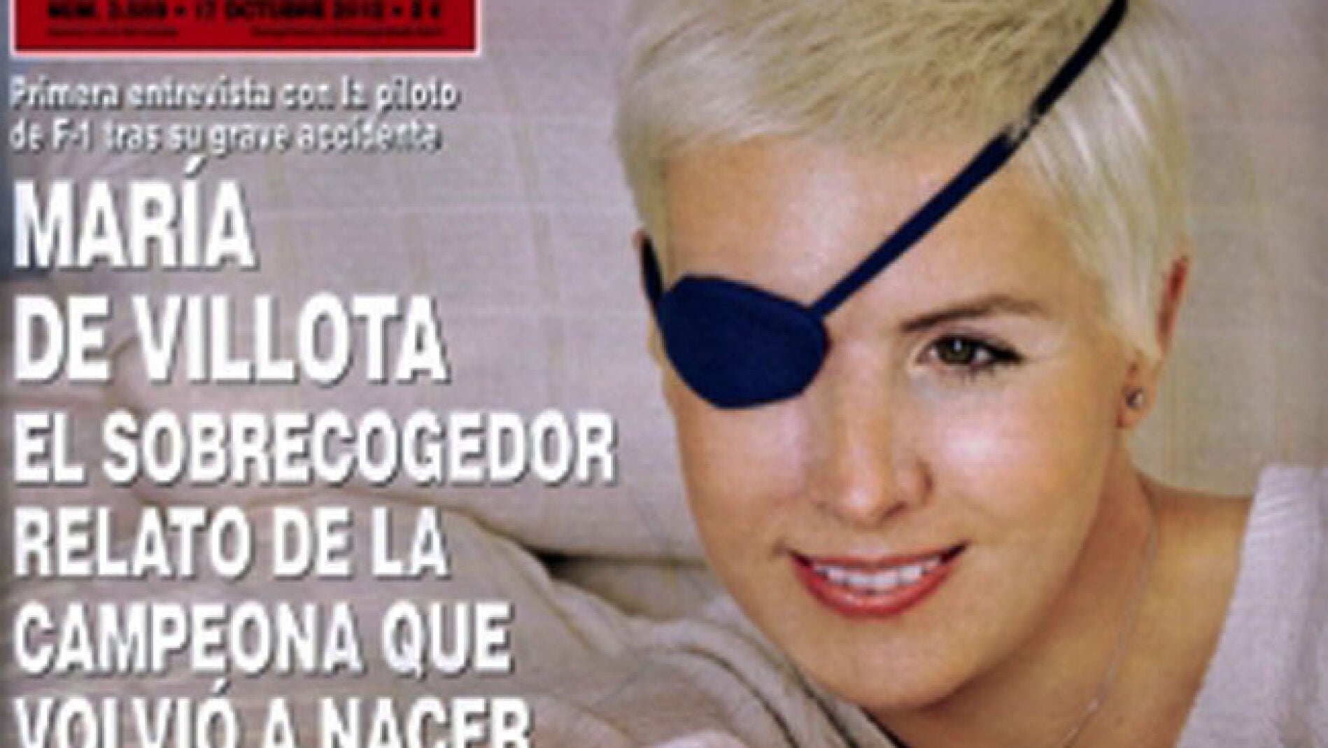 Mar&iacute;a de Villota reaparece en la revista &iexcl;Hola!.