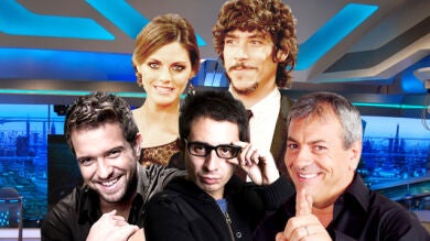Pablo Alborán, Berto Romero, Carlos Sobera, Amaia Salamanca y Óscar Jaenada en El Hormiguero