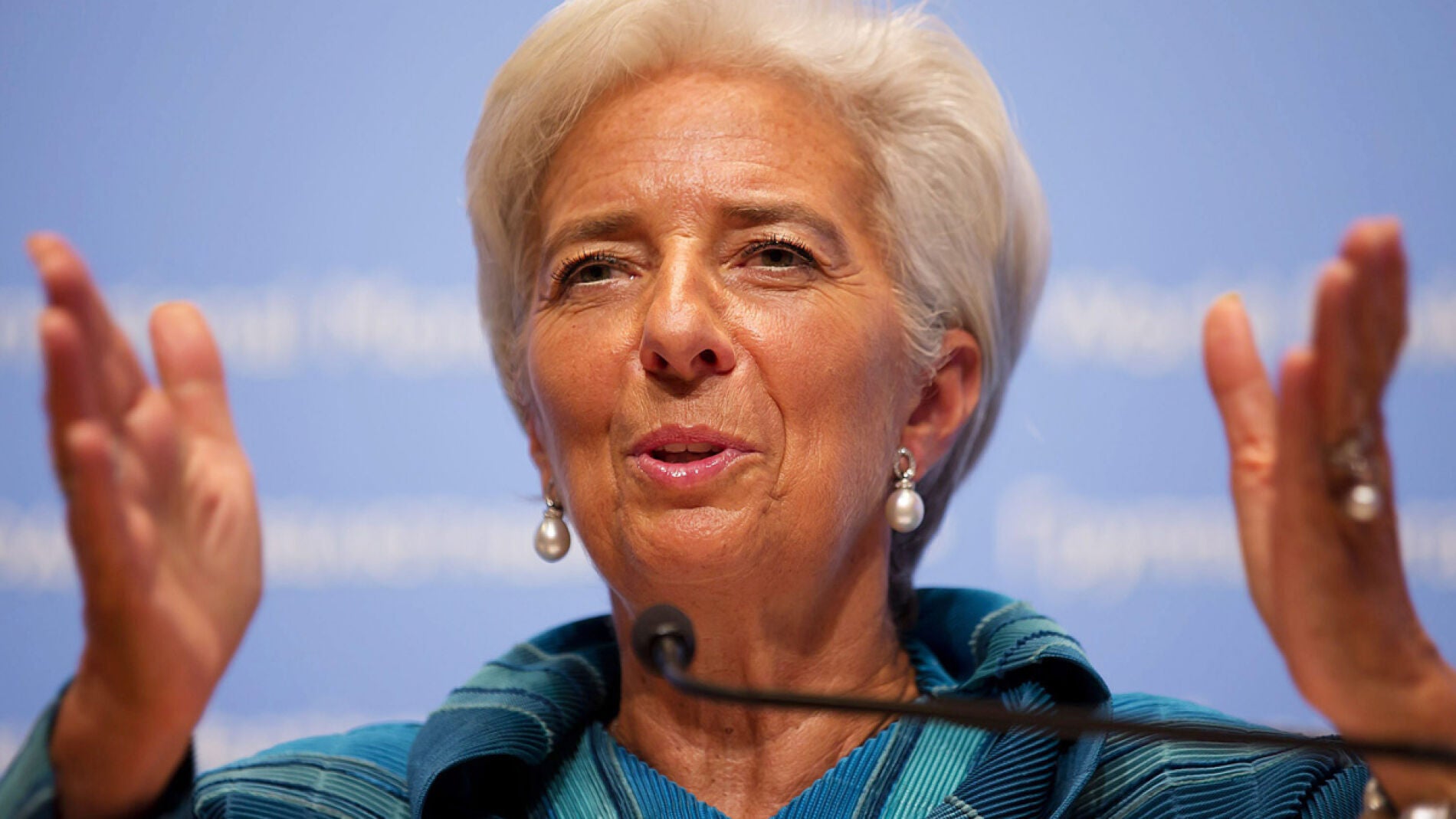 Christine Lagarde, directora del FMI