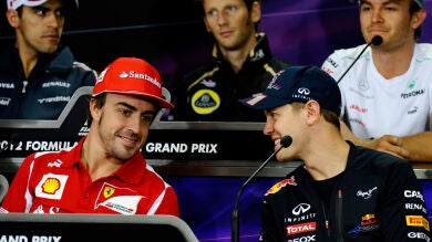 Alonso y Vettel luchan por ser el tricampéon del mundo más joven de la historia